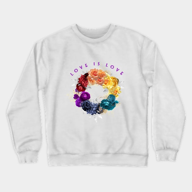 Love is Love Crewneck Sweatshirt by All Thumbs